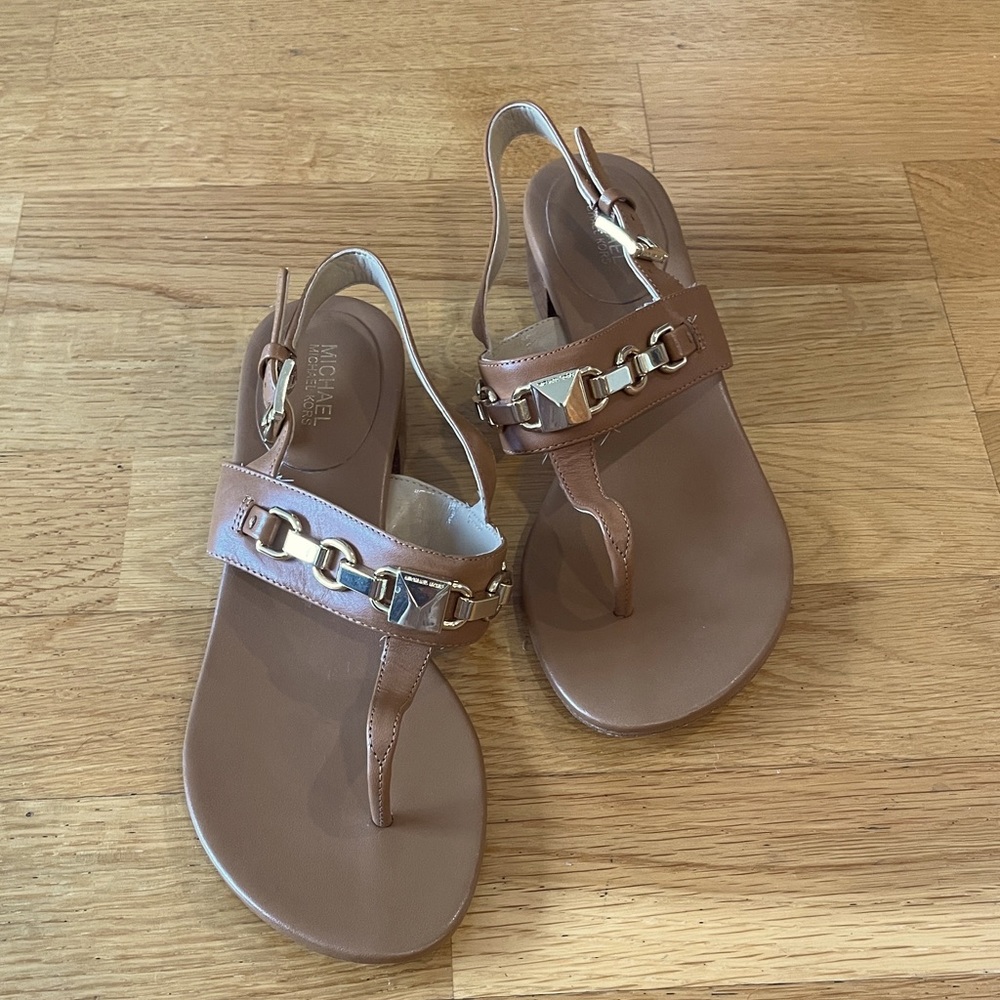Nude sandals. Michael Kors. Size 6.
